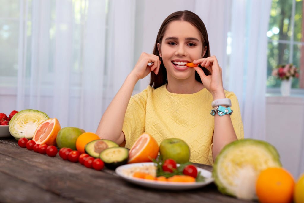 mindful eating for shiny teeth